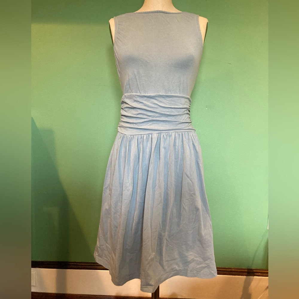 Synergy Organic Clothing Lexie dress washed denim blue M